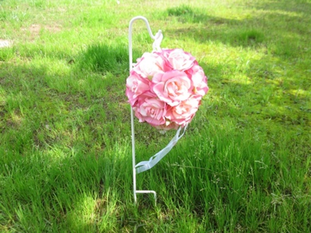 (image for) 4Pc HighQuality Garden Single Shepherd Hook Wedding Crook Holder
